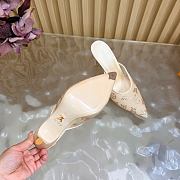 Fortok Louis Vuitton Gala Mule Light Biege 8.5cm - 2