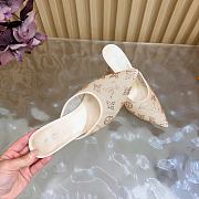 Fortok Louis Vuitton Gala Mule Light Biege 8.5cm - 3