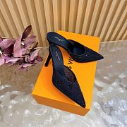 Fortok Louis Vuitton Gala Mule Black 8.5cm - 2