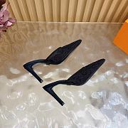 Fortok Louis Vuitton Gala Mule Black 8.5cm - 4