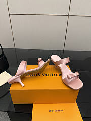 Fortok Louis Vuitton 6AM Mules Satin Pink 5.5cm - 5