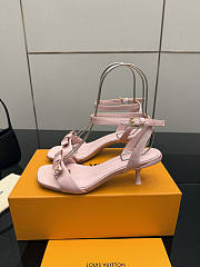 Fortok Louis Vuitton 6AM Sandal Satin Pink 5.5cm - 6