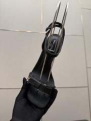 Fortok Louis Vuitton 6AM Sandal Leather Black 5.5cm - 5