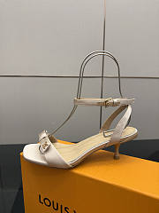 Fortok Louis Vuitton 6AM Sandal Satin Light Beige 5.5cm - 6