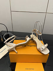 Fortok Louis Vuitton 6AM Sandal Satin Light Beige 5.5cm - 3
