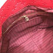 Fortok Louis Vuitton Artsy MM Bag Monogram Empreinte Leather Burgundy 46 x 32 x 22 cm - 5