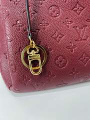 Fortok Louis Vuitton Artsy MM Bag Monogram Empreinte Leather Burgundy 46 x 32 x 22 cm - 2