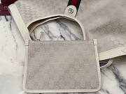Fortok Gucci Giglio Large tote Bag ivory GG canvas 60*47*16cm - 4