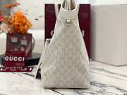 Fortok Gucci Giglio Large tote Bag ivory GG canvas 60*47*16cm - 2