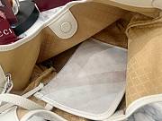 Fortok Gucci Giglio Small tote Bag ivory GG canvas 25*20*15cm - 5