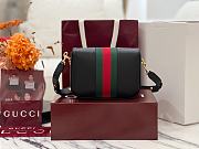Fortok Gucci Horsebit 1955 Small Shoulder Bag Black 21*14.5*5.5cm - 5