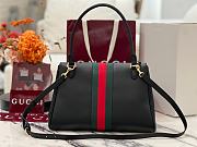 Fortok Gucci Paparazzo Medium Top Handle Bag Black 32*24*17cm - 2