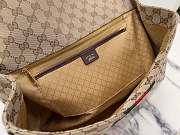 Fortok Gucci Paparazzo Large Top Handle Bag Sand And Brown GG Canvas 37*29*13cm - 6