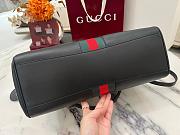 Fortok Gucci Paparazzo Large Top Handle Bag Black 37*29*13cm - 5