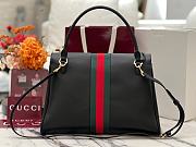 Fortok Gucci Paparazzo Large Top Handle Bag Black 37*29*13cm - 4