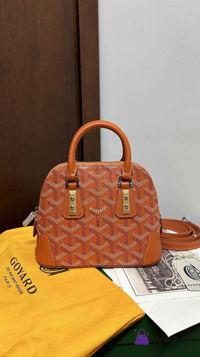 Fortok Goyard Vendôme Mini Bag Orange 16*7*13cm - 1