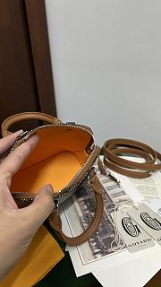 Fortok Goyard Vendôme Mini Bag Brown 16*7*13cm - 4