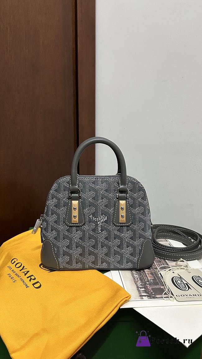 Fortok Goyard Vendôme Mini Bag Grey 16*7*13cm - 1