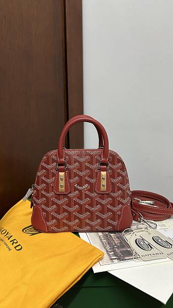 Fortok Goyard Vendôme Mini Bag Red 16*7*13cm