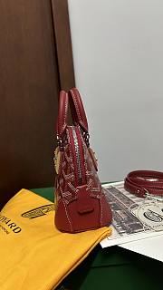 Fortok Goyard Vendôme Mini Bag Red 16*7*13cm - 4