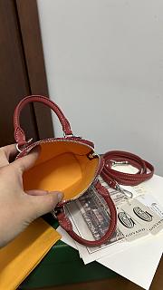 Fortok Goyard Vendôme Mini Bag Red 16*7*13cm - 3