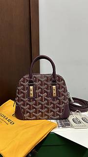 Fortok Goyard Vendôme Mini Bag Burgundy 16*7*13cm - 1