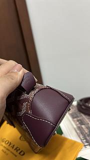 Fortok Goyard Vendôme Mini Bag Burgundy 16*7*13cm - 5