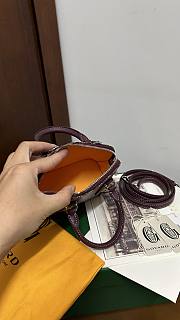 Fortok Goyard Vendôme Mini Bag Burgundy 16*7*13cm - 2