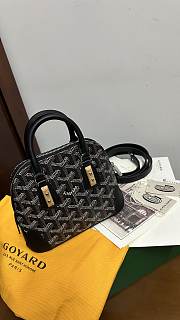 Fortok Goyard Vendôme Mini Bag Black 16*7*13cm - 5