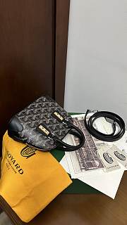 Fortok Goyard Vendôme Mini Bag Black 16*7*13cm - 2
