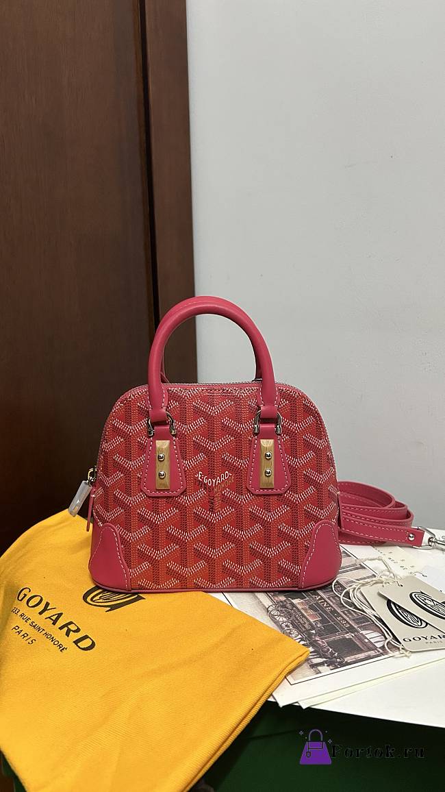 Fortok Goyard Vendôme Mini Bag Limited Edition Red 16*7*13cm - 1