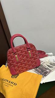 Fortok Goyard Vendôme Mini Bag Limited Edition Red 16*7*13cm - 6