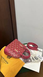 Fortok Goyard Vendôme Mini Bag Limited Edition Red 16*7*13cm - 3