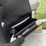 Fortok Gucci GG Matelasse Leather Card Case Wallet Black 12 x 10 x 3cm - 5
