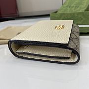 Fortok Gucci GG Marmont Bicolor Wallet Bi-color White 12 x 10 x 3cm - 2