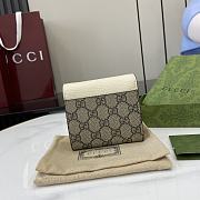 Fortok Gucci GG Marmont Bicolor Wallet Bi-color White 12 x 10 x 3cm - 3