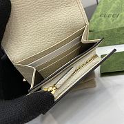 Fortok Gucci GG Marmont Bicolor Wallet Bi-color White 12 x 10 x 3cm - 4