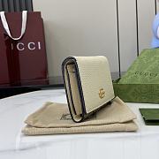 Fortok Gucci GG Marmont Bicolor Wallet Bi-color White 12 x 10 x 3cm - 6