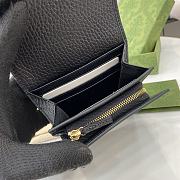 Fortok Gucci GG Marmont Bicolor Wallet Bi-color Black 12 x 10 x 3cm - 4