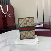 Fortok Gucci Ophidia Passport Case GG Canvas Brown 9.5 x 14 x 1cm - 4