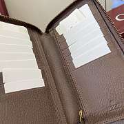 Fortok Gucci Ophidia Long Zip Around Wallet GG Canvas Brown 10x 20x 2.5cm - 2