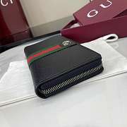 Fortok Gucci Ophidia Long Zip Wallet Black 19.5x 11x 3cm - 6