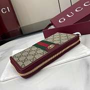 Fortok Gucci Ophidia Zip Around Wallet 20x 15x 5cm - 5
