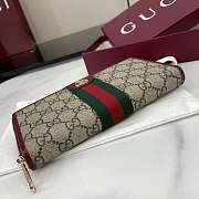 Fortok Gucci Ophidia Zip Around Wallet 20x 15x 5cm - 3