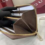 Fortok Gucci Ophidia Zip Around Wallet Brown 20x 15x 5cm - 6
