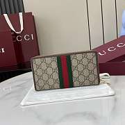 Fortok Gucci Ophidia Zip Around Wallet Brown 20x 15x 5cm - 3
