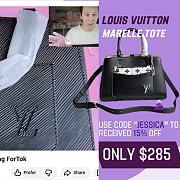 Louis Vuitton Marelle Tote PM Grained Epi Leather Black M59952 25x17x11cm - 1