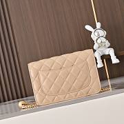 Fortok Chanel Wallet On Chain WOC Attached Ball Sand Beige 19cm - 5