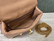 Fortok Valentino Garavani Roman Stud Shoulder Bag Beige 28x 18x 8cm - 5
