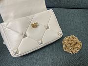 Fortok Valentino Garavani Roman Stud Shoulder Bag White 28x 18x 8cm - 5